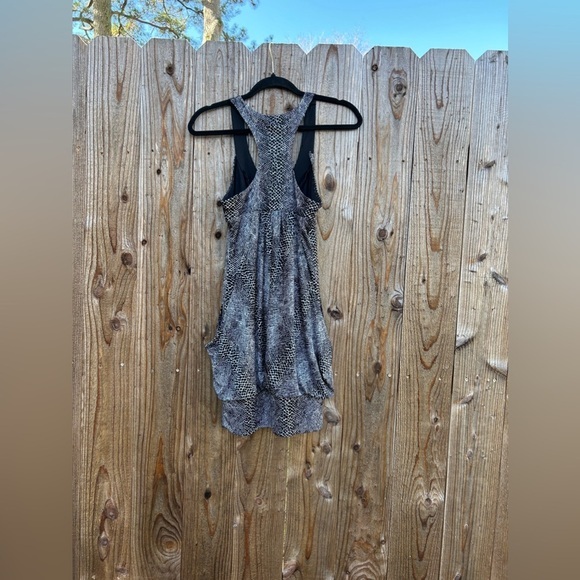 City studio black white beaded mini dress‎ size small snake y2k club party - Picture 7 of 8